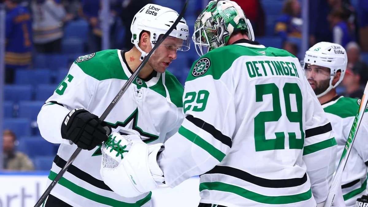 Rantanen has four points, Stars blank Sabres