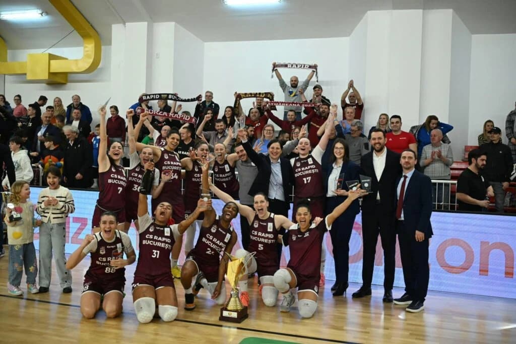 Rapid București, repartizată în urna a treia la tragerea la sorți a grupelor EuroLeague la baschet f