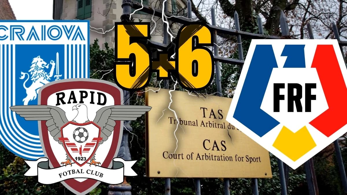 Rapid și U Craiova au învins FRF la TAS și au anulat „Regula 5+6”! Granzii SuperLigii au pierdut îns