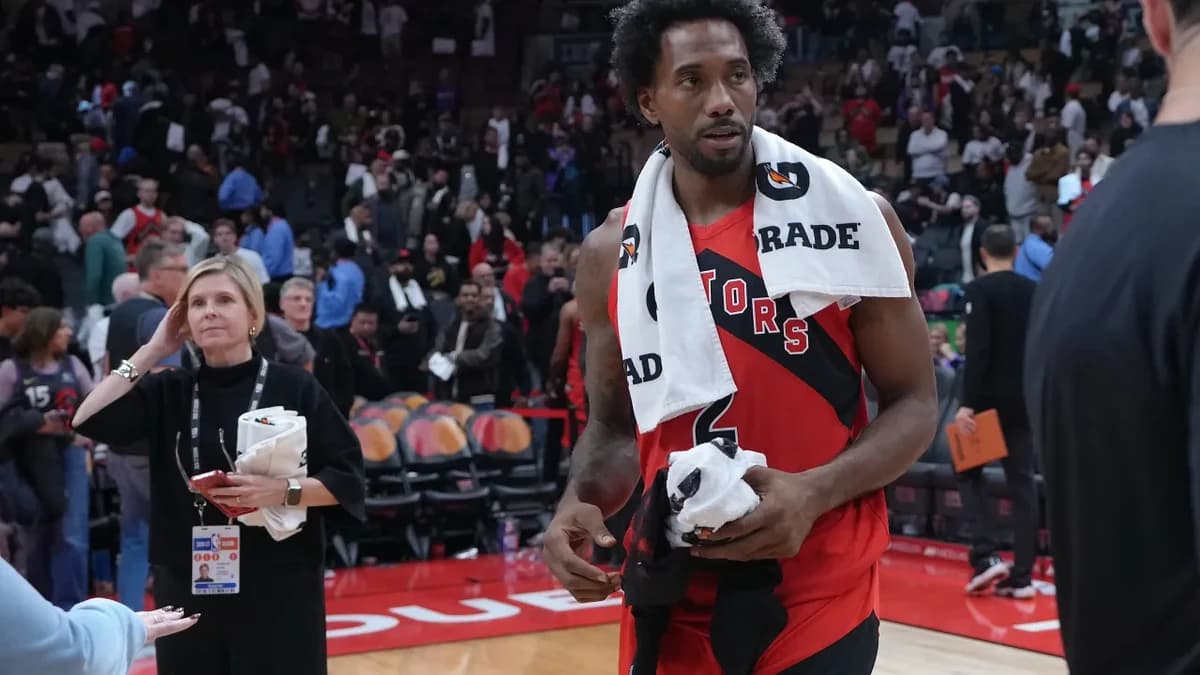 Raptors' Kawhi Leonard expected to miss more time than first expected with knee injury
