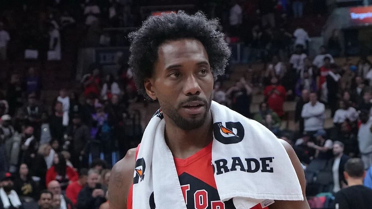Raptors without Kawhi for weeks due to knee swelling, sources say