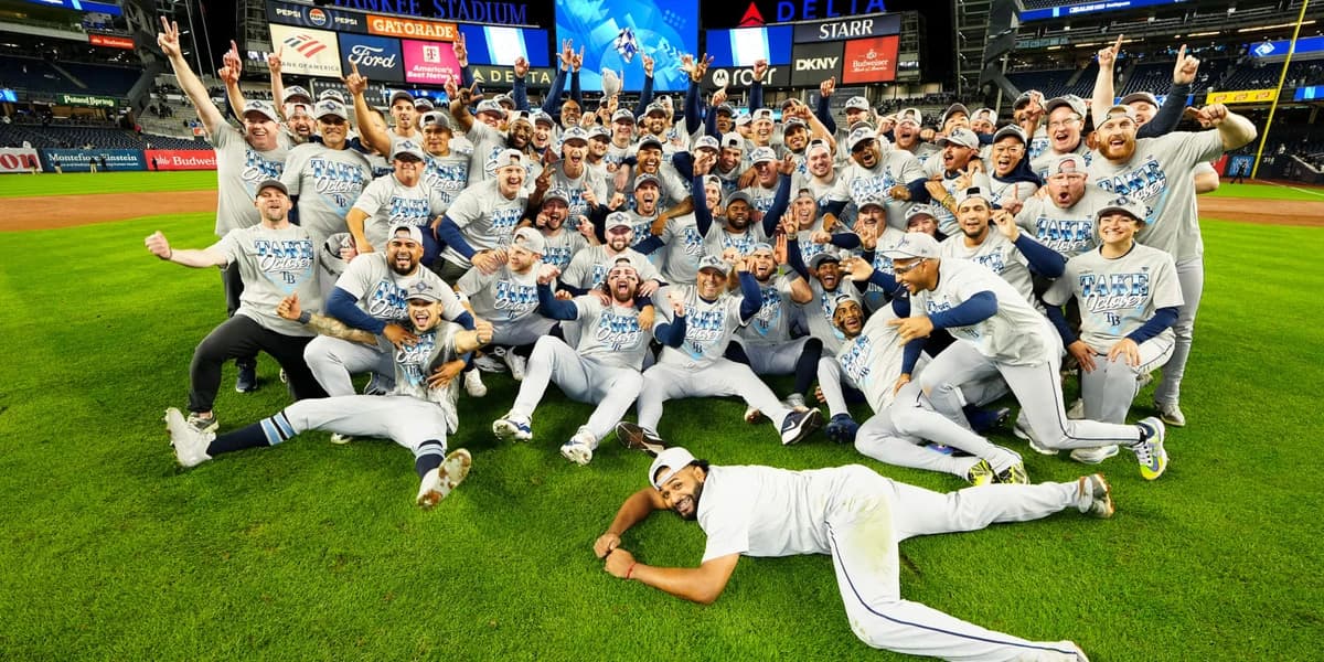 Rays sweep their way past Yankees to reach 3rd ALCS in franchise history