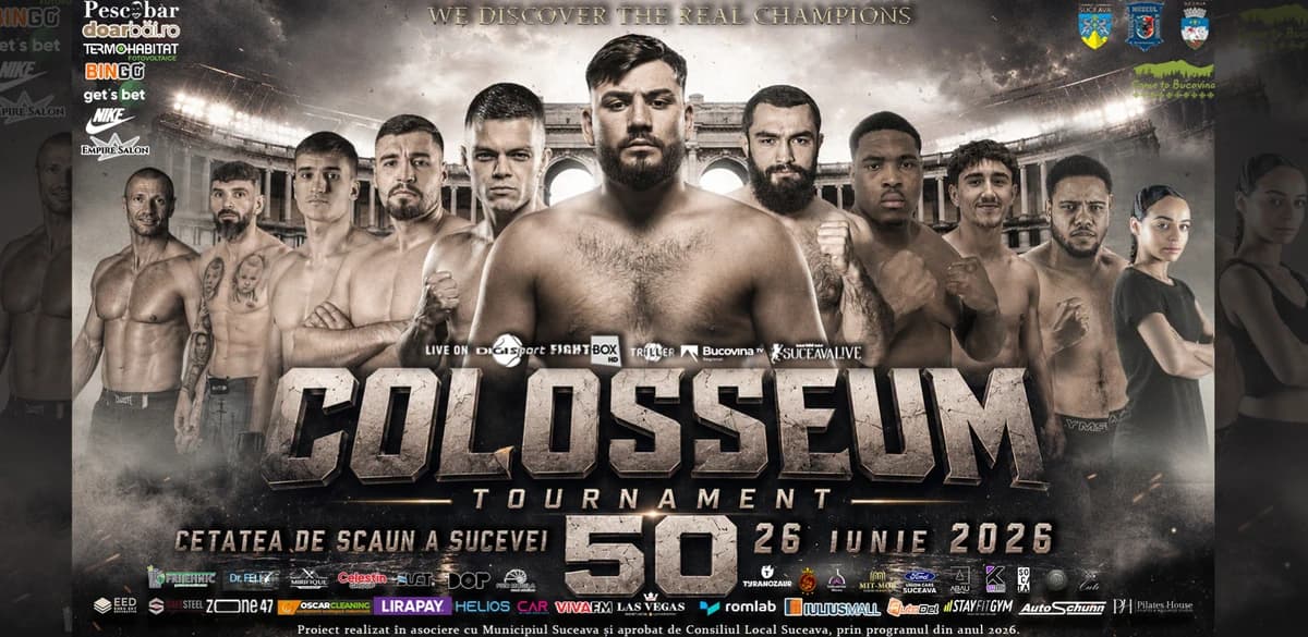 Război România vs. Africa la ediția aniversară Colosseum Tournament 50. Cetatea de Scaun devine aren