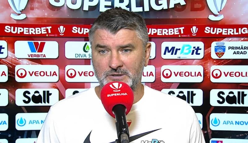 Reacția lui Adrian Mihalcea, după ce UTA a reușit să revină de la 0-2 cu Oțelul