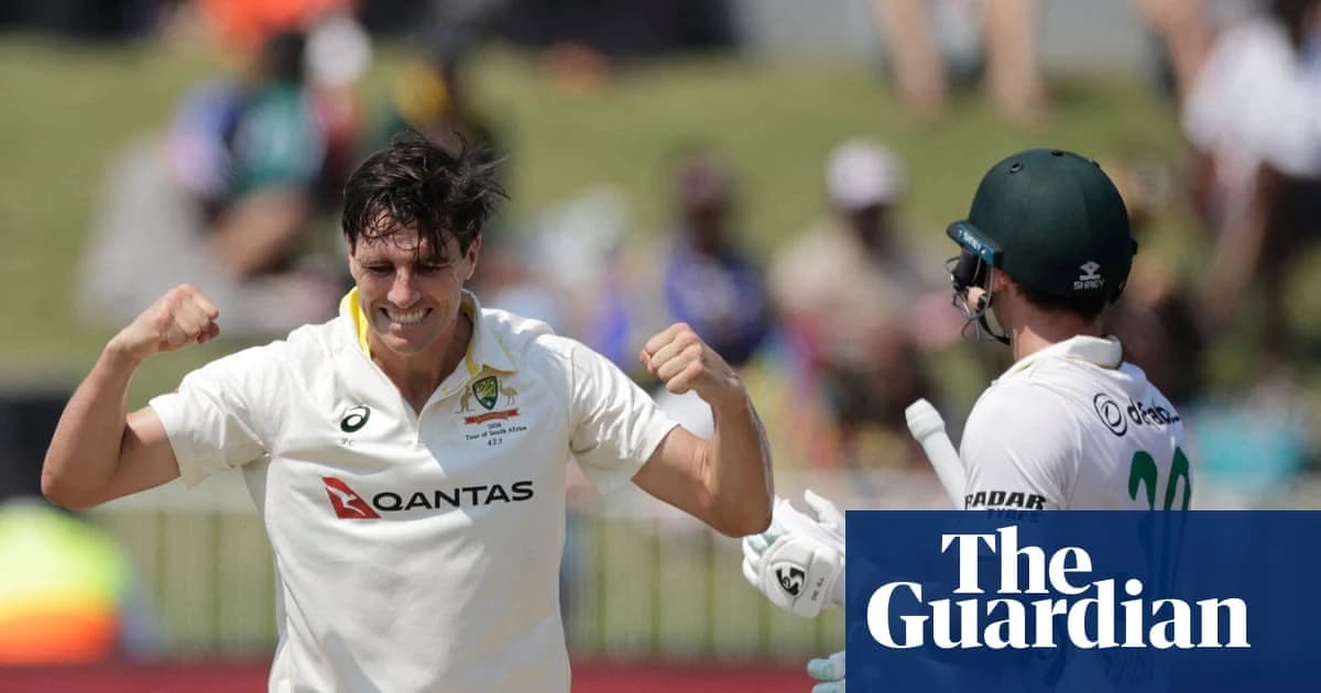 Record-breaking quartet put Australia in full control against South Africa