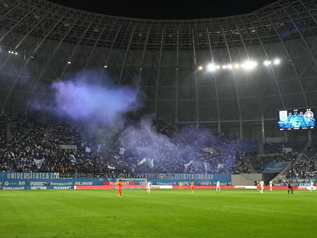 Record de asistență! Câți suporteri sunt prezenți la Universitatea Craiova - FCSB