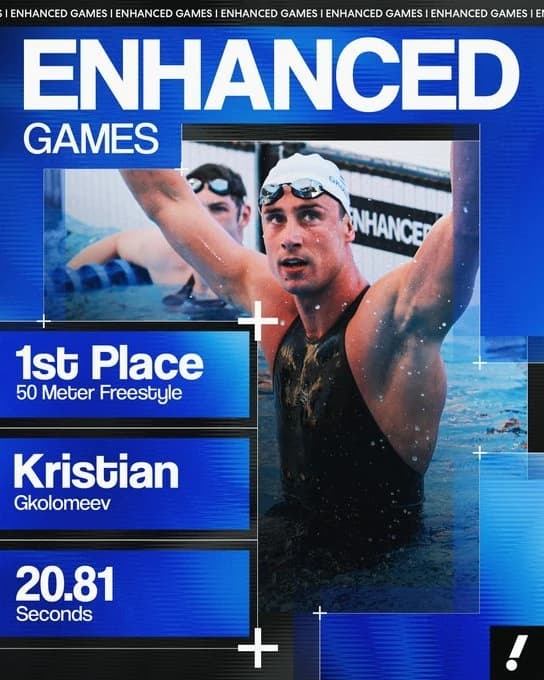„Record mondial” la „Jocurile Dopaţilor”: Înotătorul grec Kristian Gkolomeev a câştigat proba de 50