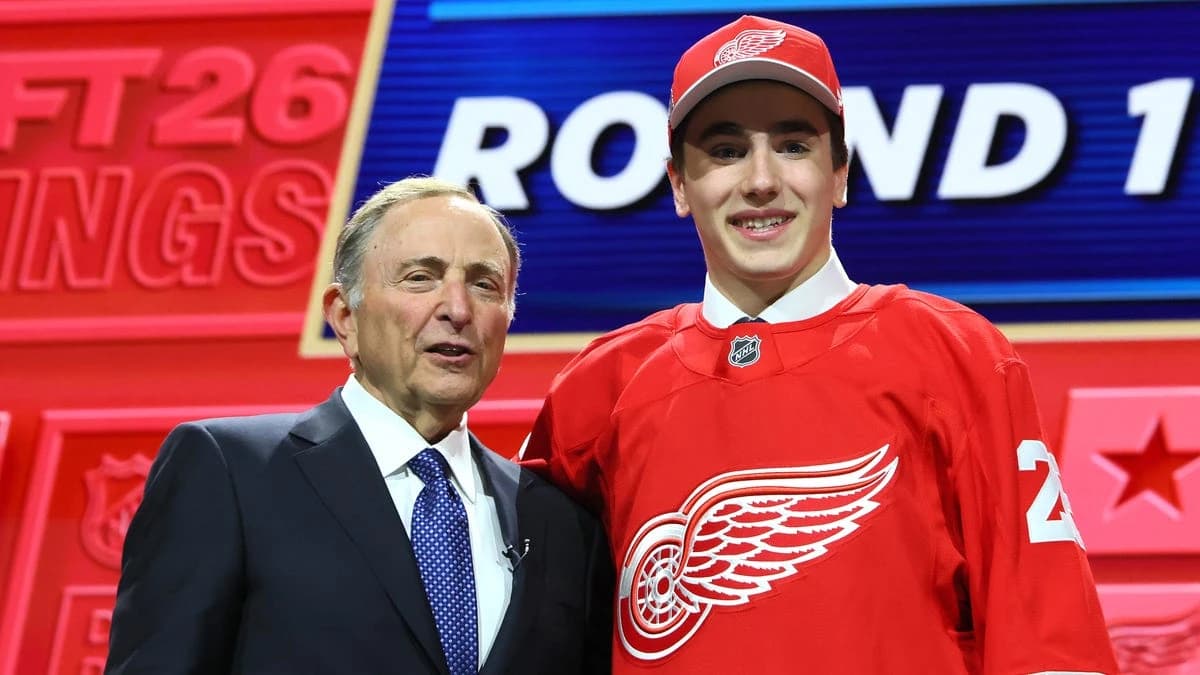 Red Wings take 'big swing' on J.P. Hurlbert as NHL draft grades roll in