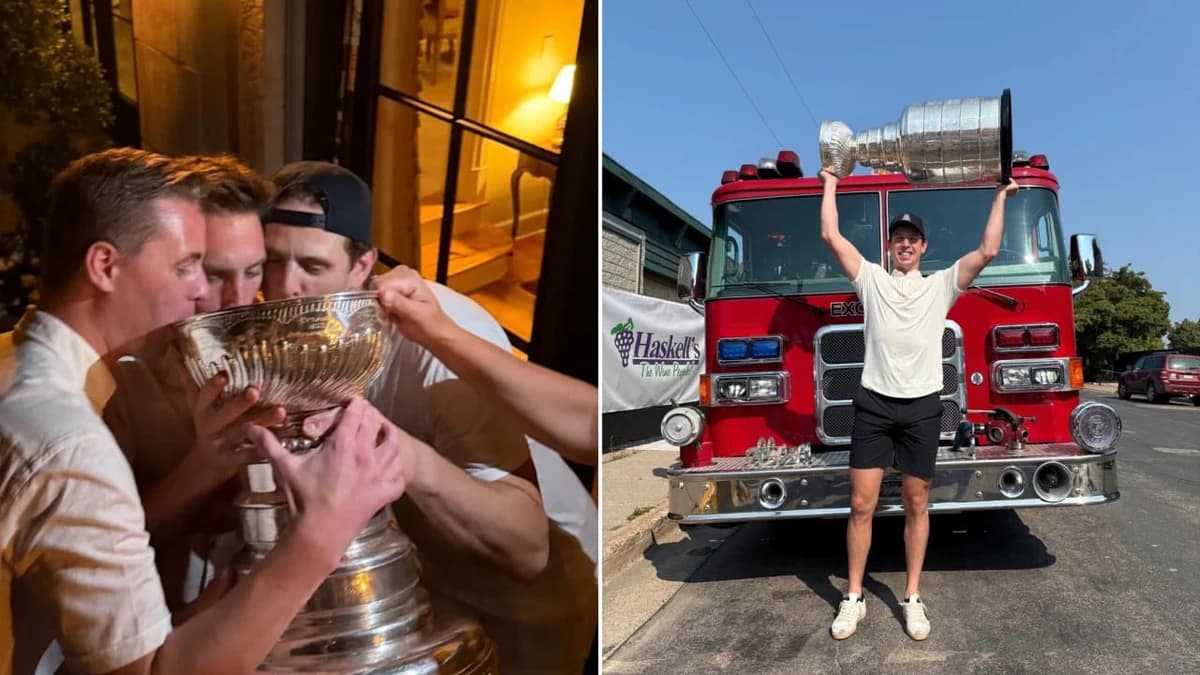 Reilly shares Stanley Cup with brothers, local fire company
