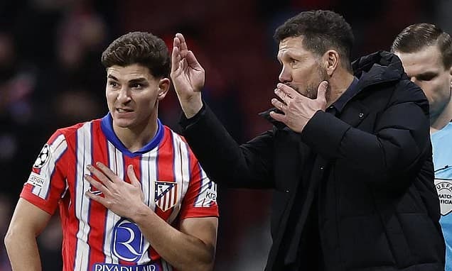 Revealed: What Diego Simeone told Julian Alvarez in showdown talks after Arsenal target reiterated h