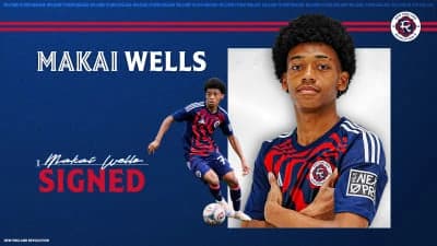 Revolution II sign Academy forward/winger Makai Wells to MLS NEXT Pro contract