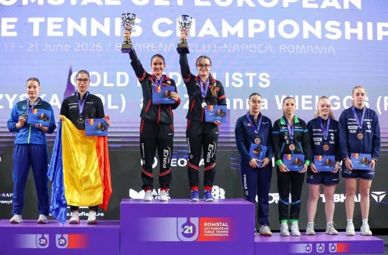 Rezultat istoric la tenis de masă pentru Republica Moldova: Alexandra Chiriacova a cucerit medalia d