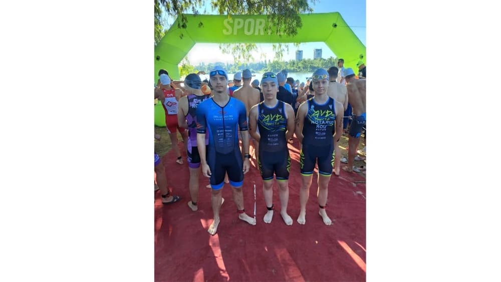 Rezultate promiţătoare pentru triatloniştii de la Aqua Vita Delta Tulcea la Campionatul Naţional de