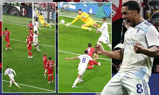 Rising to the occasion! Youri Tielemans and Emiliano Buendia score stunning first-half goals as Asto
