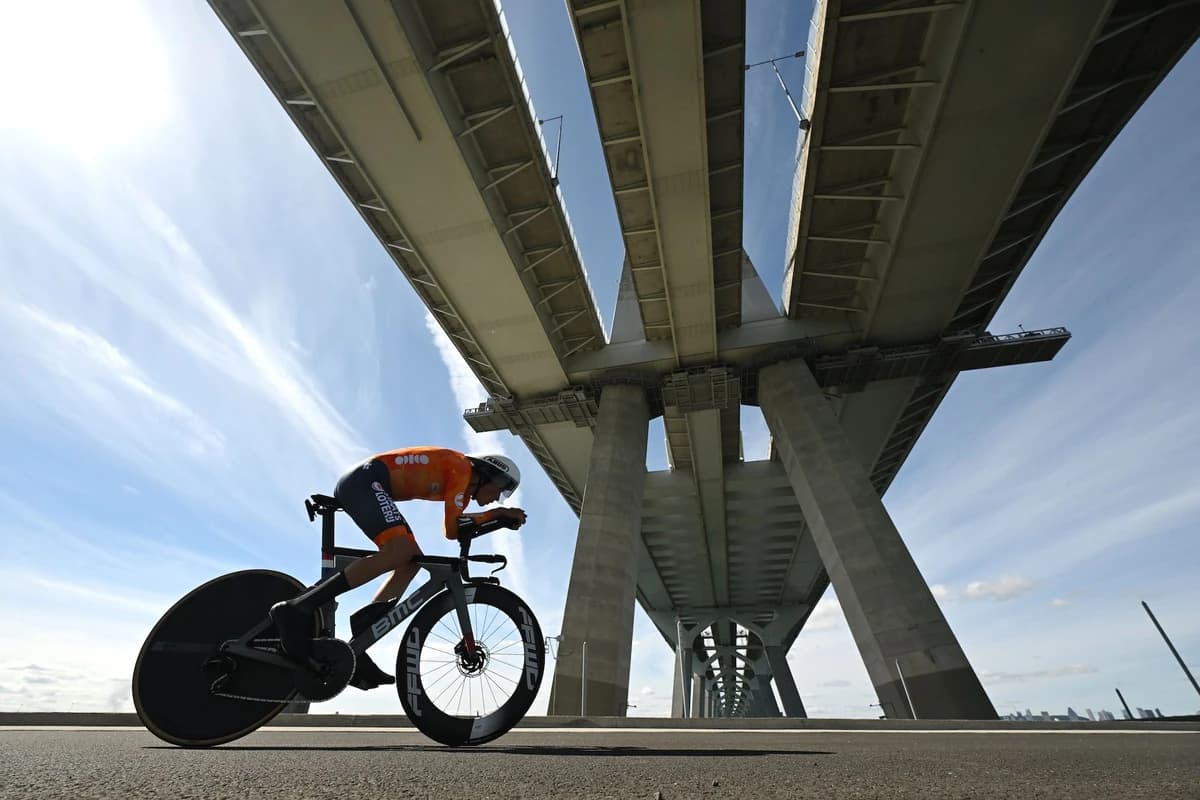 Road World Championships: Ryan Gal astonishes with under-23 men's time trial gold in Montreal