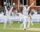 Robinson strikes twice but rain halts England’s push for victory against New Zealand