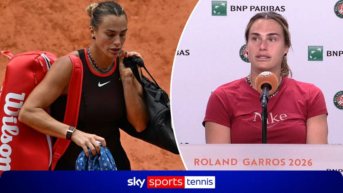 Roland-Garros: Aryna Sabalenka after French Open defeat to Diana Shnaider: I just want to quit tenni