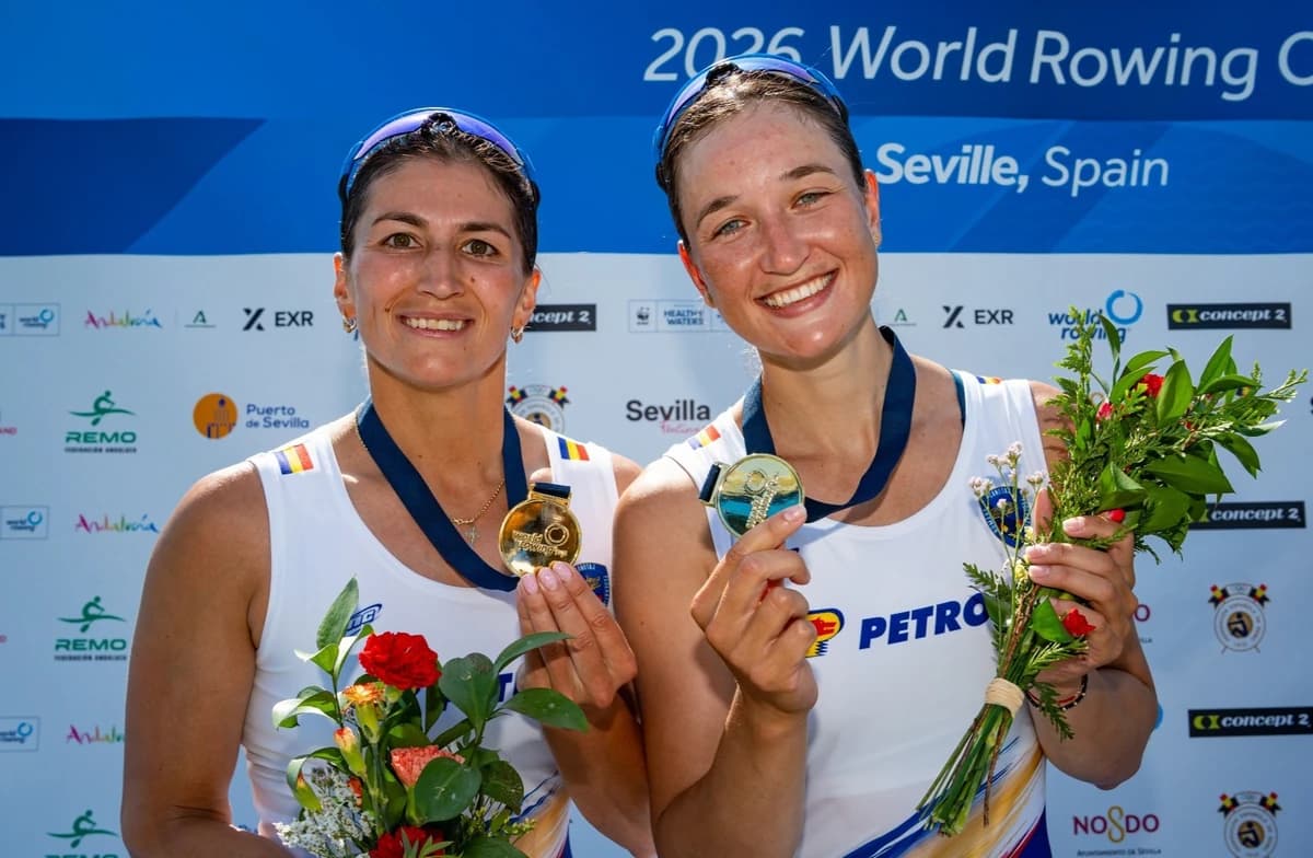 România, 4 medalii la CM de canotaj de la Sevilla! Ancuța Bodnar și Simona Radiș, AUR la dublu vâsle