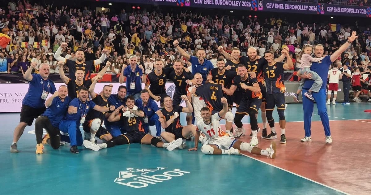 România a învins Turcia și s-a calificat în „optimile” Campionatului European de volei!