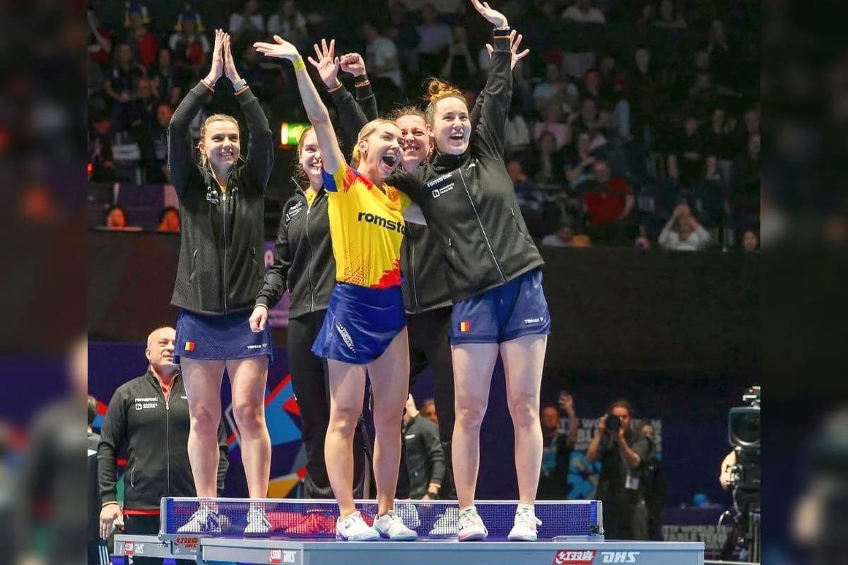 România a trecut de Franța în sferturile Mondialului de tenis de masă - Imaginea 20