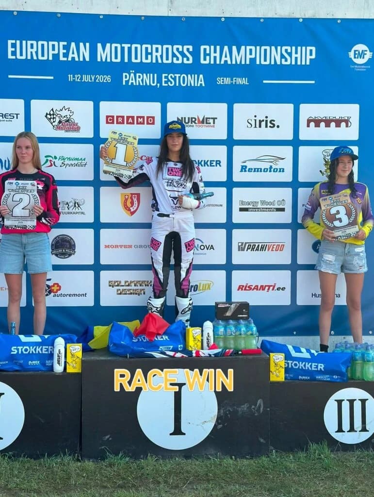 România are prima campioană europeană la motocross feminin. Theodora Gumeniuc a cucerit aurul