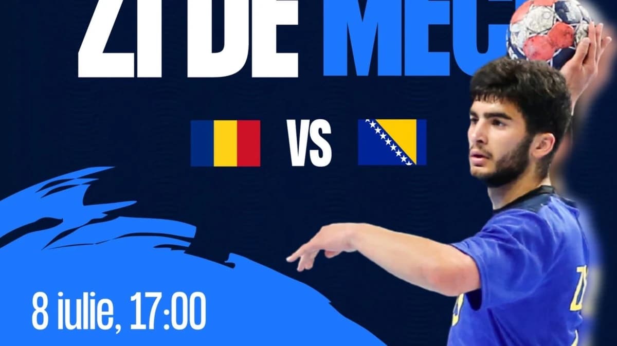 România - Bosnia, debutul tricolorilor la Men’s 20 EHF EURO 2026, LIVE pe VOYO de la 17:00!