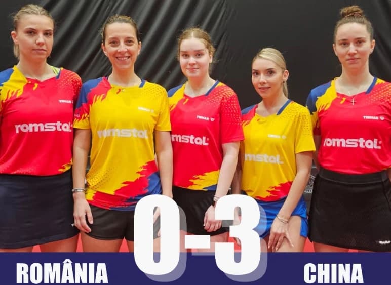 România – China 0-3, la Campionatele Mondiale pe echipe