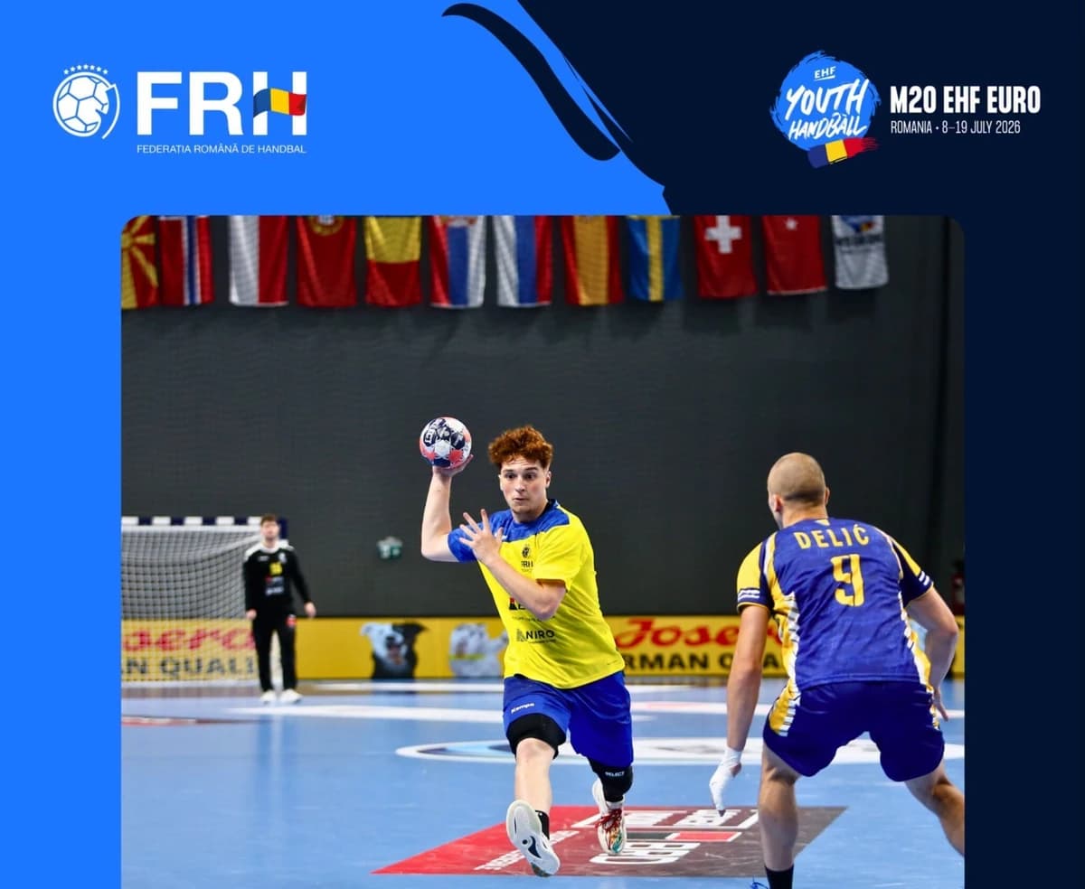 România, debut cu stângul la EURO masculin de handbal U20