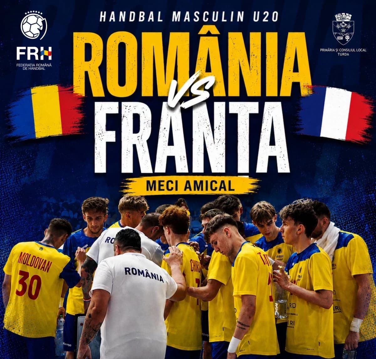 România – Franța, amical de handbal masculin tineret, la Turda