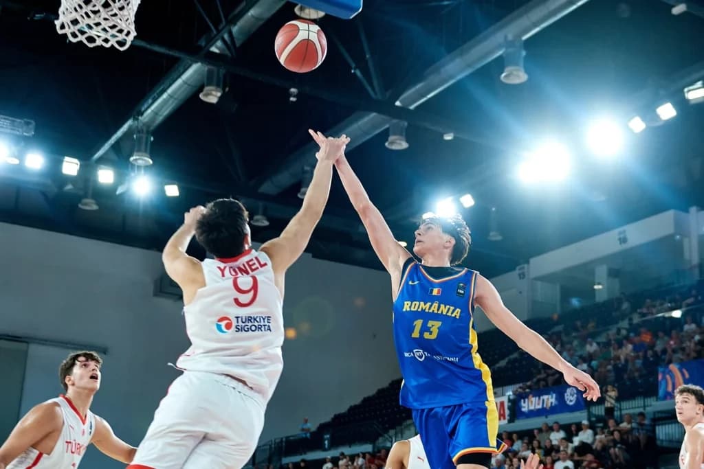România învinge Turcia și avansează în sferturile de finală la FIBA U16 EuroBasket, la Oradea