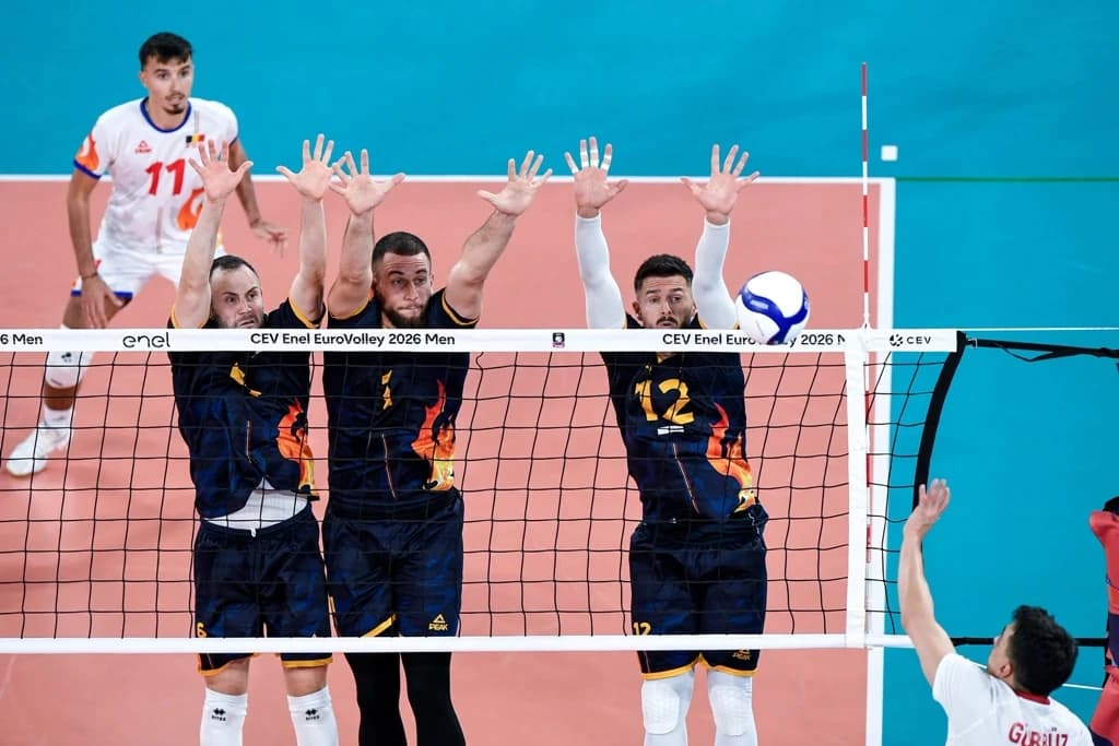 România s-a calificat în optimile Campionatului European de volei masculin