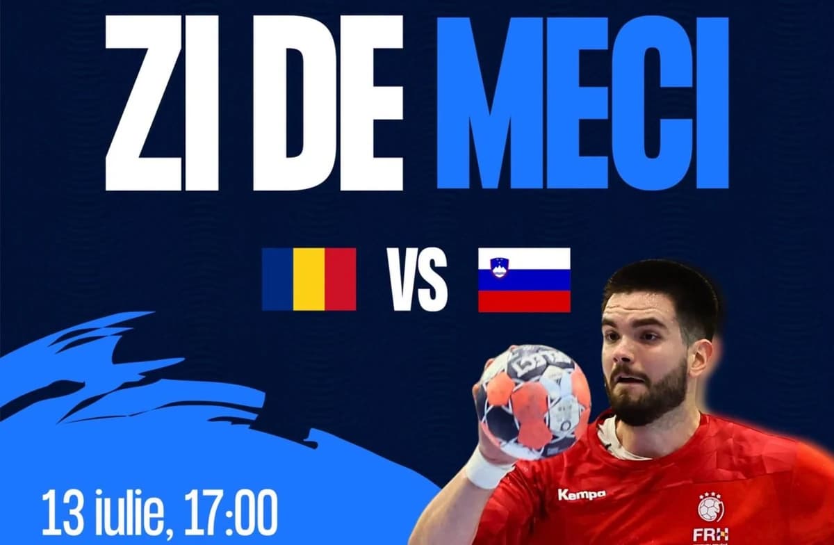 România - Slovenia, meci pentru sferturile de finală de la Men’s 20 EHF EURO 2026, LIVE pe VOYO de l