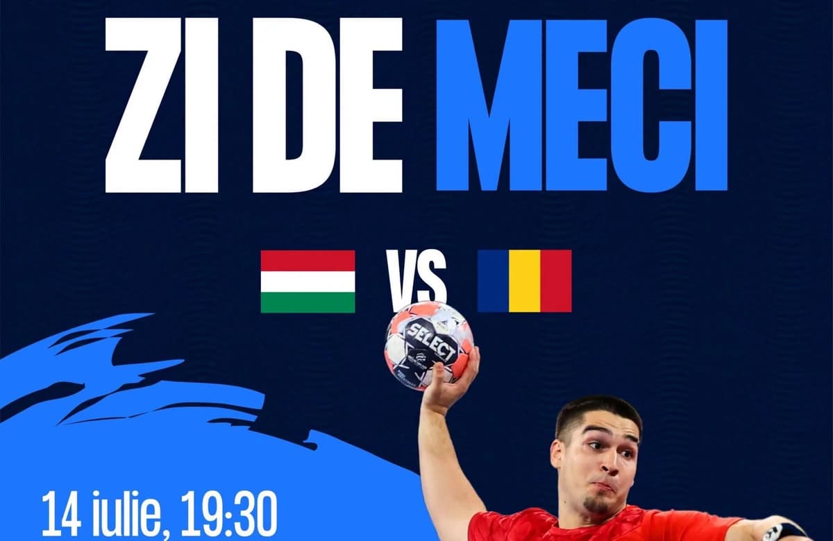 România – Ungaria, la handbal masculin tineret