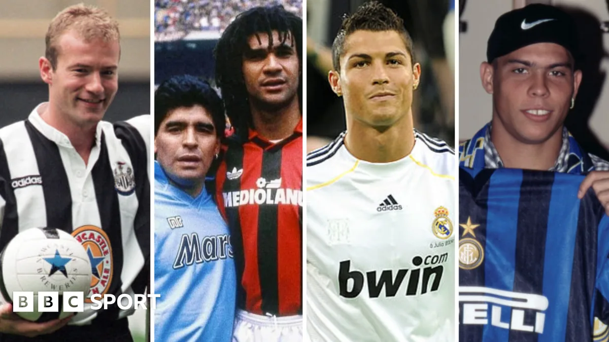 Ronaldo, Maradona, Gullit, Shearer, Baggio: Ranking the most successful world record transfers of th