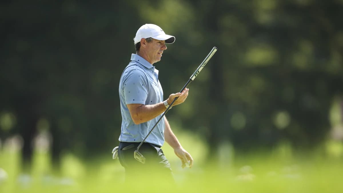 Rory McIlroy explains why he attached putter grips to 7-iron, lob wedge