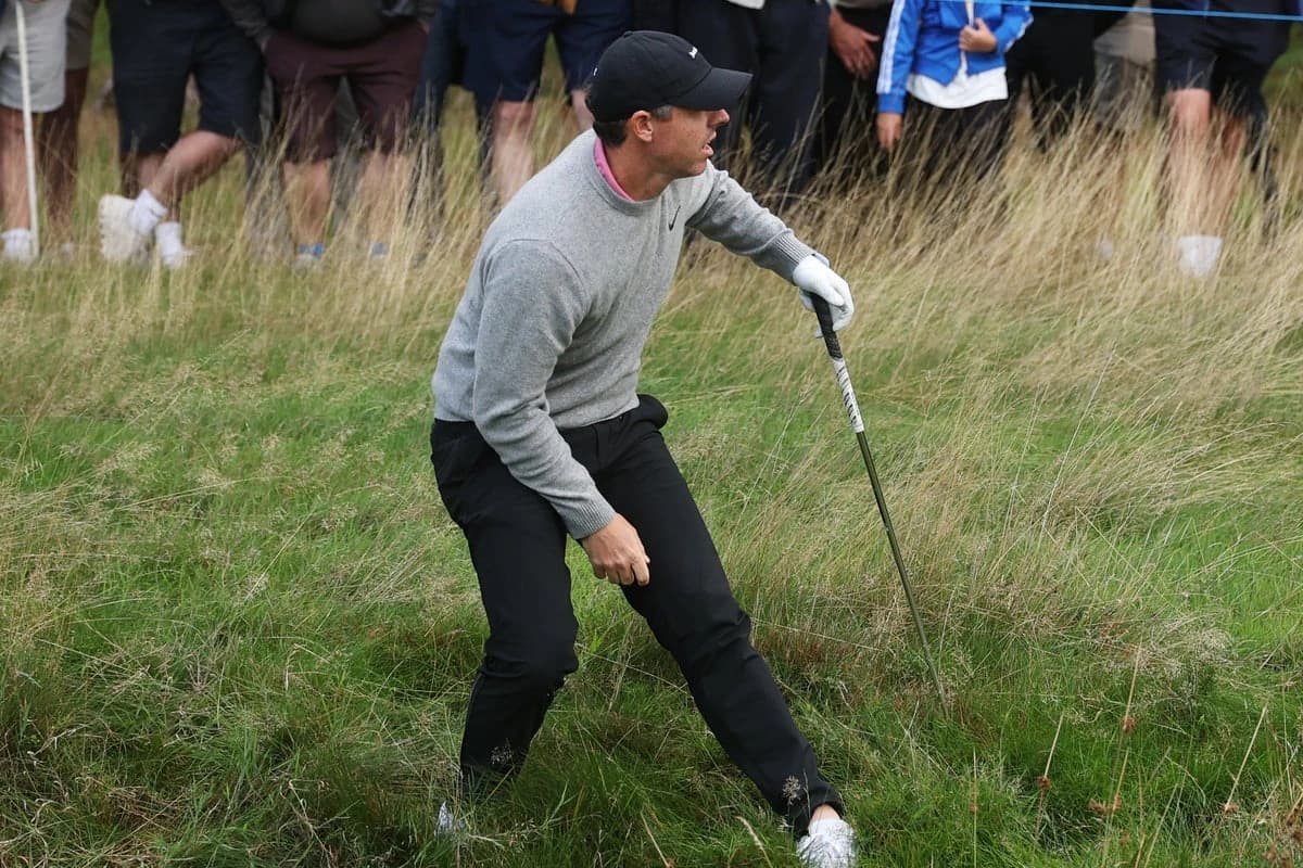 Rory McIlroy falters after strong start as Aaron Rai leads at Wentworth