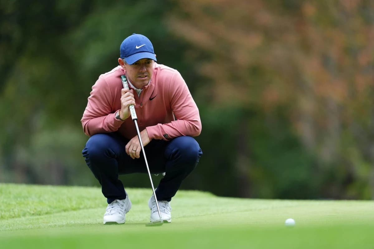 Rory McIlroy salvages ‘frustrating day’ with 18th-hole eagle at Wentworth