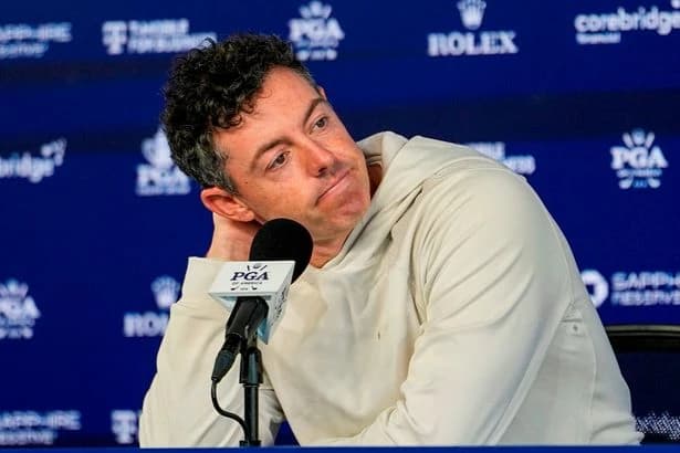 Rory McIlroy's nightmare PGA Championship start saw him scramble for replacement