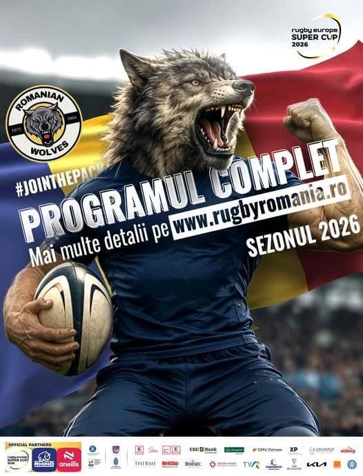 Rugby Europe a anunţat programul complet al Super Cup 2026: datele meciurilor şi stadioanele pe care