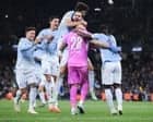 Rulli’s heroics earn Manchester City shootout success against Brighton