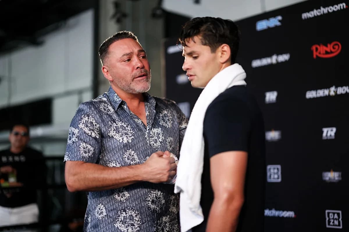 Ryan Garcia says 'nobody wanted' Oscar De La Hoya at Conor Benn fight, disappointed he stayed away