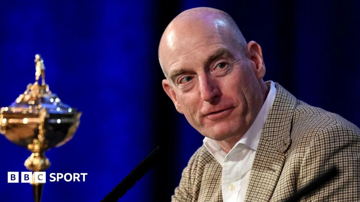Ryder Cup 2027: Captain Jim Furyk says USA will be 'underdogs' at Adare Manor