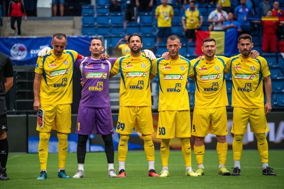 S-a terminat! România a fost eliminată în sferturi la Campionatul European de minifotbal: a luat 6 g