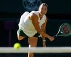 Sabalenka shows off growth on grass to dominate Ostapenko at Wimbledon