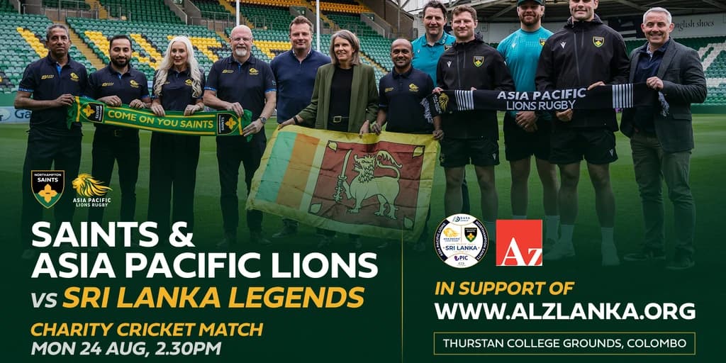 Saints to take on Sri Lanka legends in charity cricket match