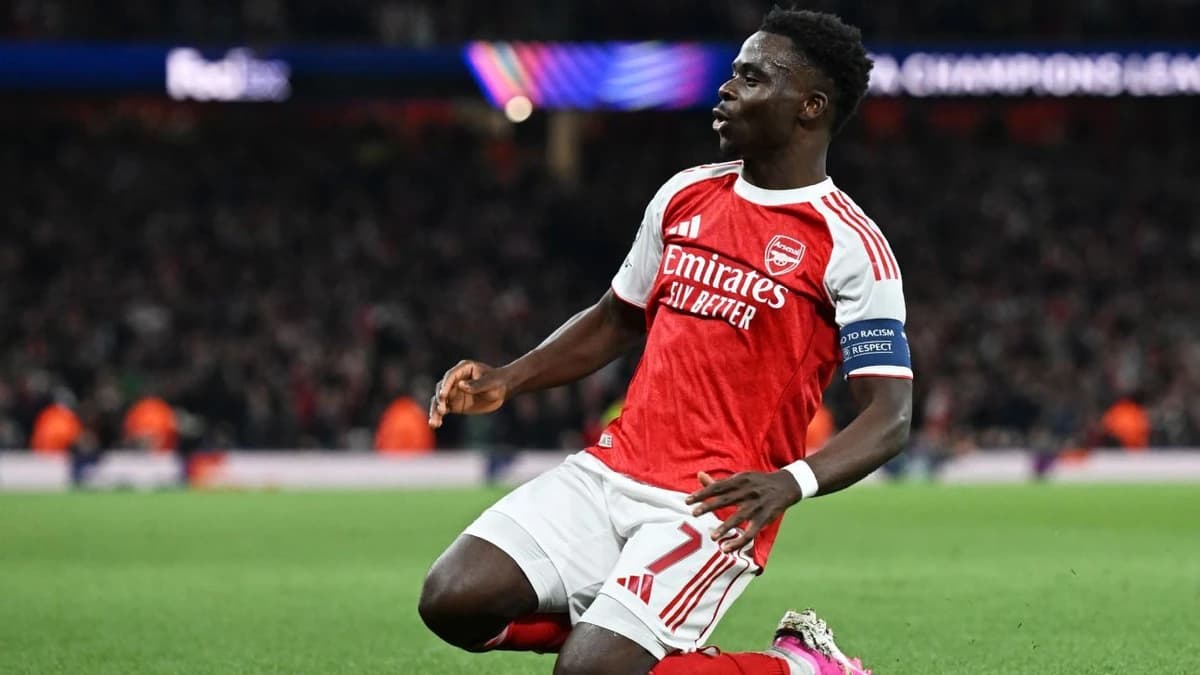 Saka fires Arsenal to 1st UCL final in 20 years