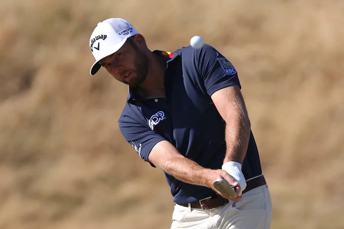 Sam Burns plays British Open days after baby arrives