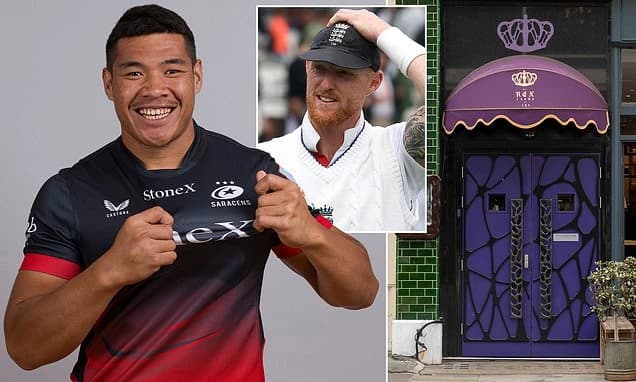 Samoan star Totoa Auvaa is revealed as the 125kg Saracens rugby player at centre of Ben Stokes night