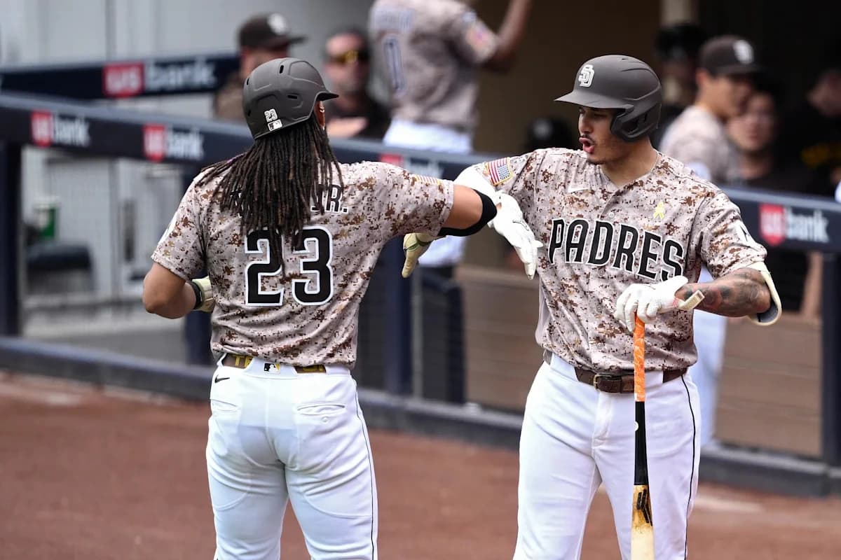 San Diego Padres open with three consecutive home runs to down Yankees