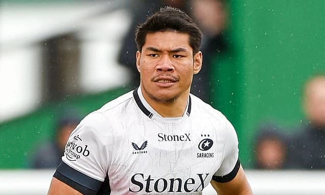 Saracens sack academy star Totoa Auvaa, 21, for punching a man at 2.15am in St Albans - four months